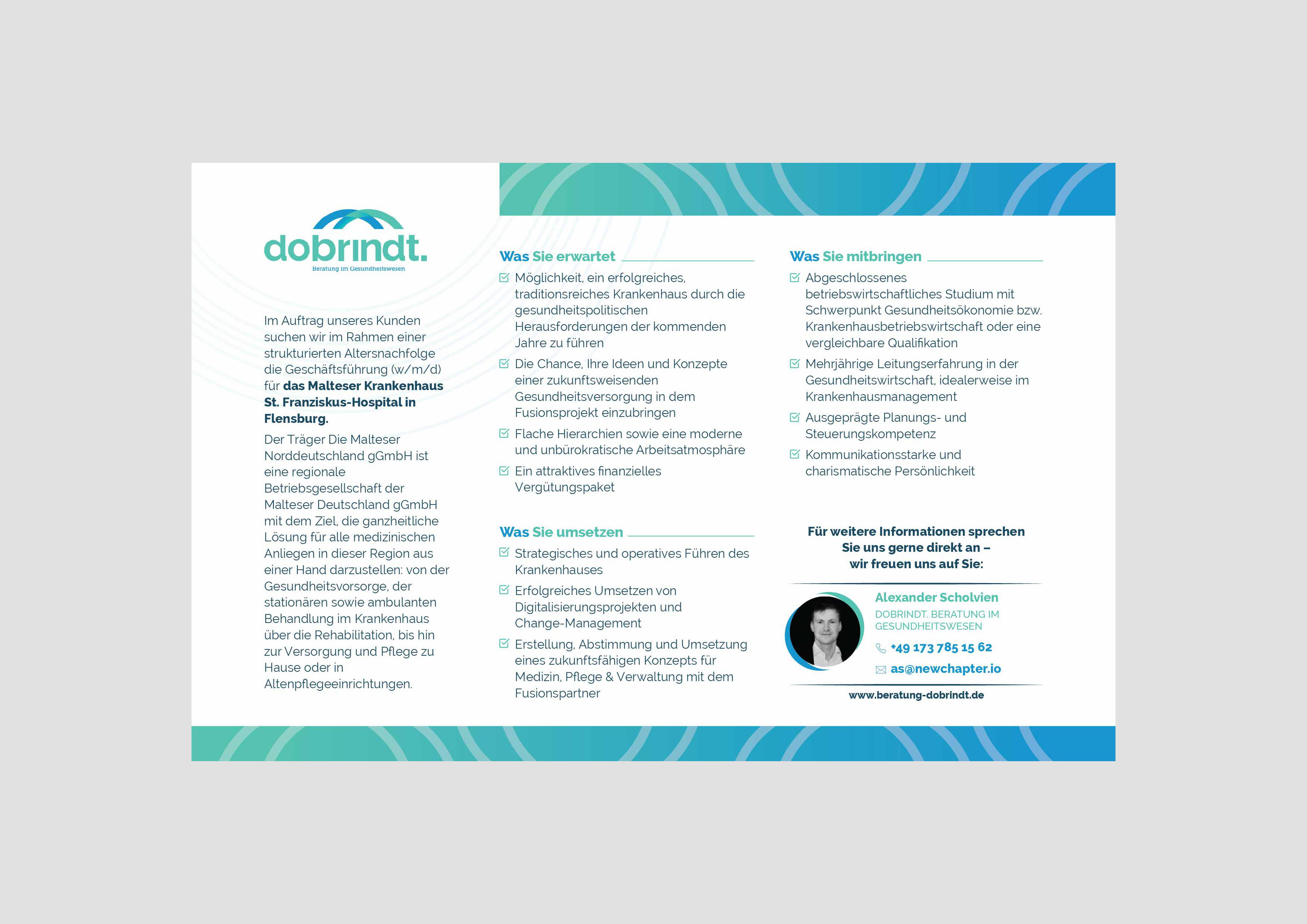 Design Annonce  par san.ty pour New Chapter Executive Search GmbH | Design #31431380