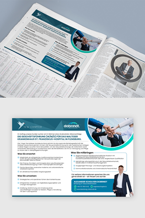 Zeitungsanzeige-Design von debdesign für New Chapter Executive Search GmbH | Design: #31422935