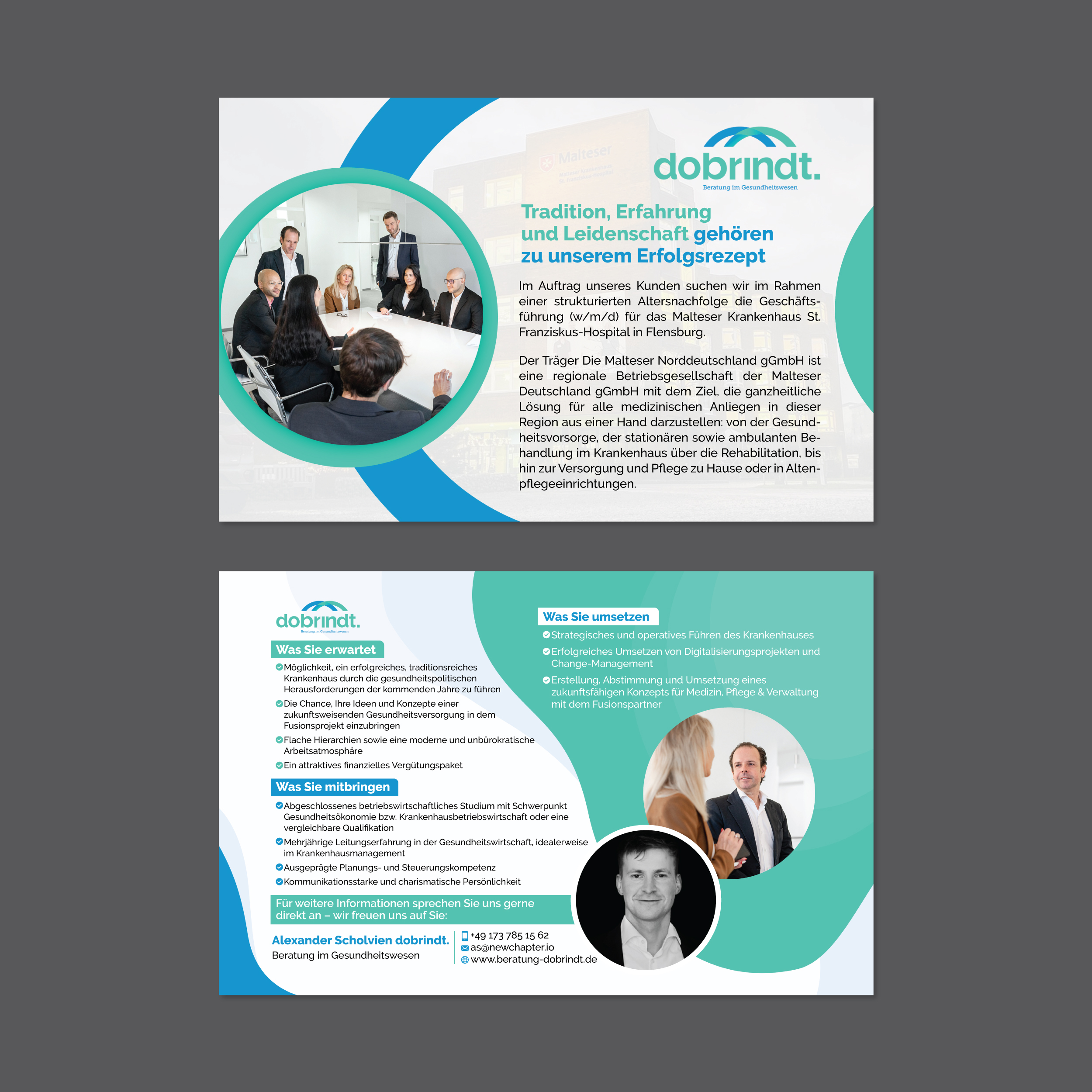 Design Annonce  par Graphics Desk pour New Chapter Executive Search GmbH | Design #31426968