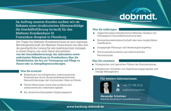 Newspaper Ad Design by Mansoorqure for New Chapter Executive Search GmbH | Design #31427844