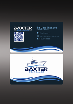 Business Card Design by Tikatell for Baxter Boat Sales | Design: #31437791