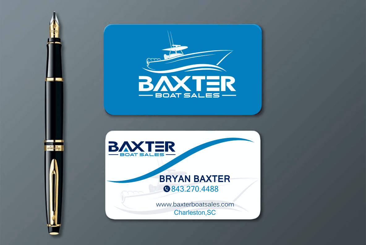 Diseño de Tarjeta de Presentación por maazalisyed para Baxter Boat Sales | Diseño #31487399
