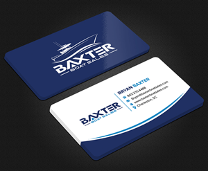Business Card Design by sadikul islam for Baxter Boat Sales | Design: #31426055