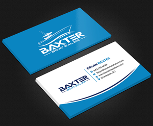 Business Card Design by sadikul islam for Baxter Boat Sales | Design: #31426057