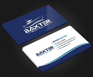 Business Card Design by sadikul islam for Baxter Boat Sales | Design: #31426105