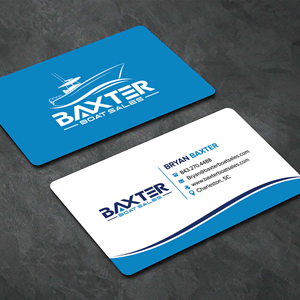 Business Card Design by sadikul islam for Baxter Boat Sales | Design: #31426106