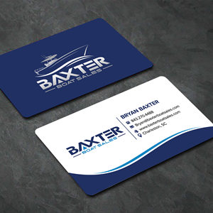 Business Card Design by sadikul islam for Baxter Boat Sales | Design: #31429442