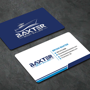 Business Card Design by sadikul islam for Baxter Boat Sales | Design: #31429494