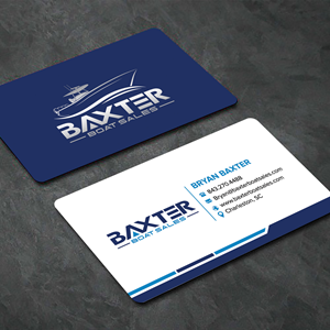 Business Card Design by sadikul islam for Baxter Boat Sales | Design: #31429498