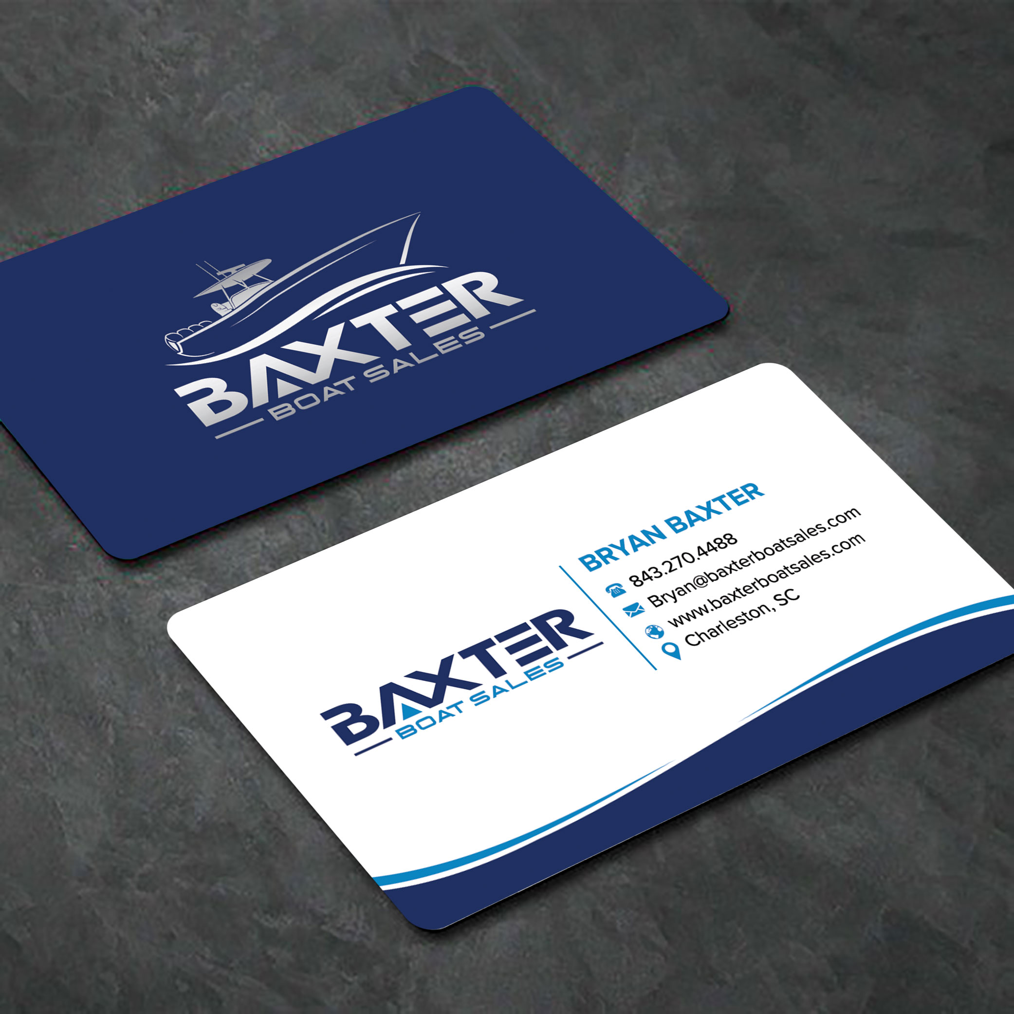 Visitenkarten-Design von sadikul islam für Baxter Boat Sales | Design #31429502