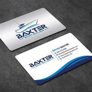 Business Card Design by sadikul islam for Baxter Boat Sales | Design: #31429708
