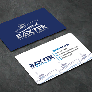 Business Card Design by sadikul islam for Baxter Boat Sales | Design: #31429712