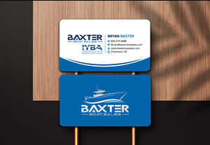 Business Card Design by sadikul islam for Baxter Boat Sales | Design: #31461972