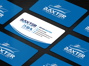Business Card Design by sadikul islam for Baxter Boat Sales | Design: #31461974
