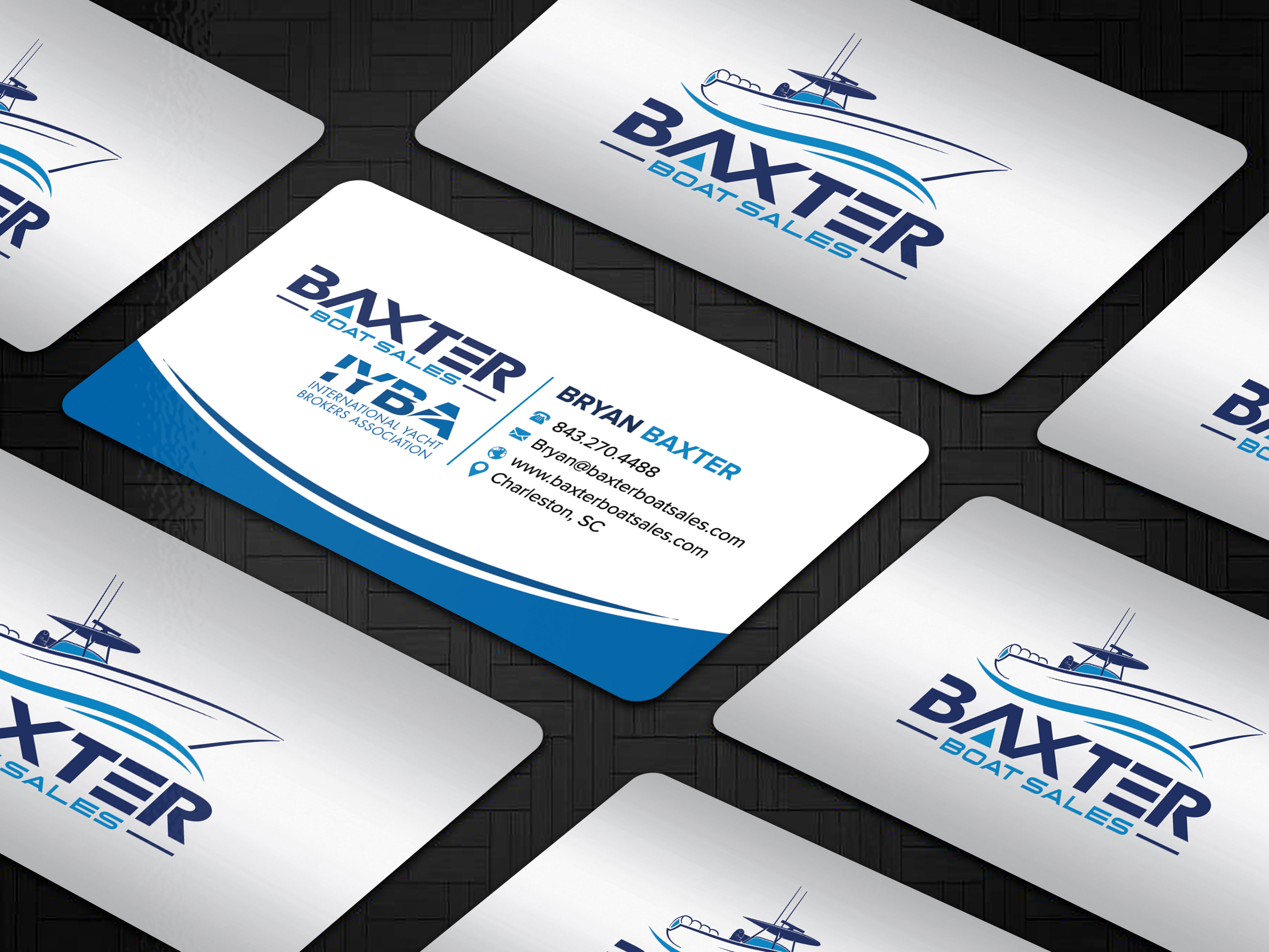Business Card Design by sadikul islam for Baxter Boat Sales | Design #31462004