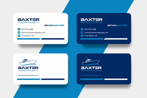 Design de Carte de Visite par sabina aiko pour Baxter Boat Sales | Design : #31433869