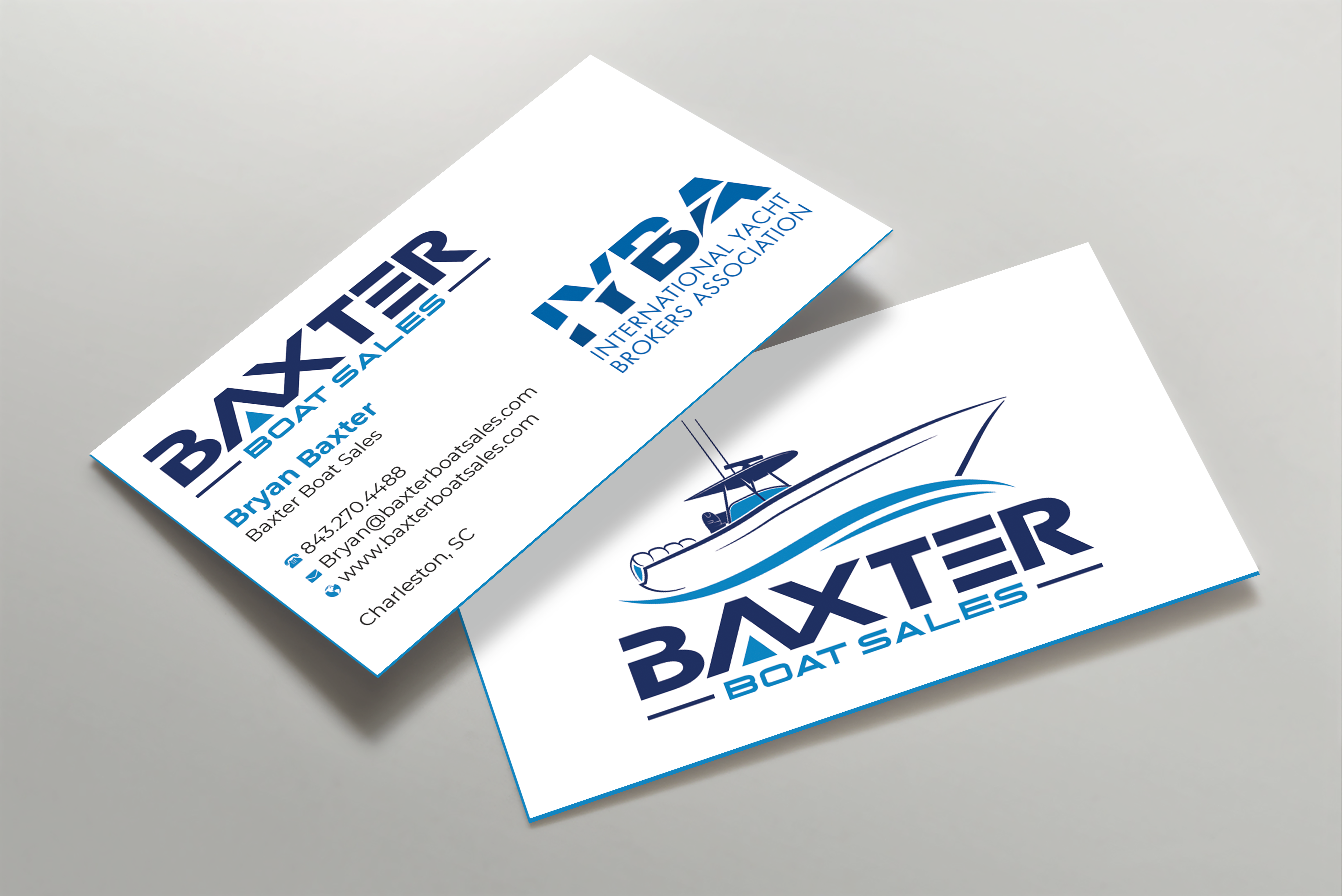Business Card Design by Expert Bappy for Baxter Boat Sales | Design #31456944