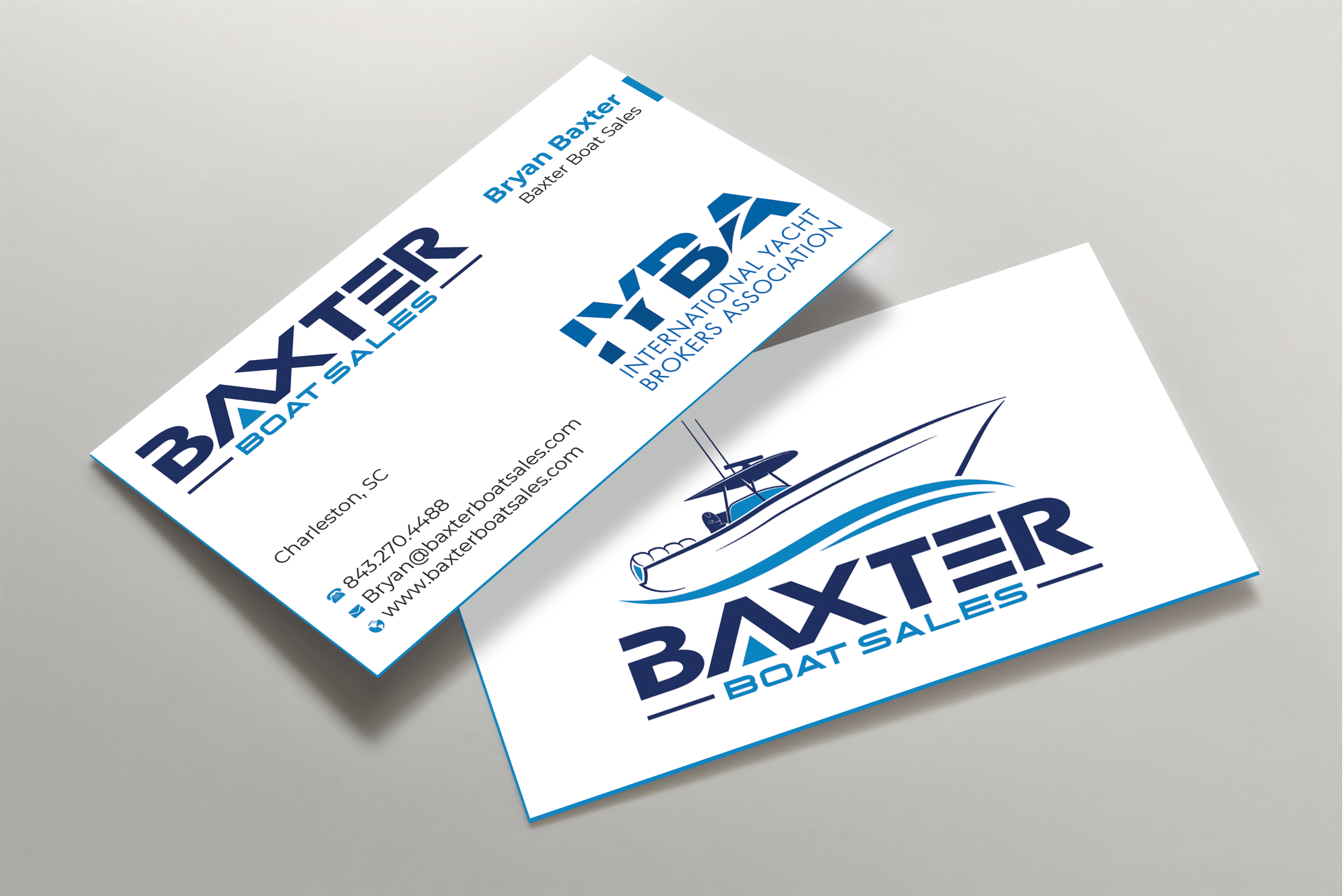 Diseño de Tarjeta de Presentación por Expert Bappy para Baxter Boat Sales | Diseño #31456945