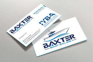 Diseño de Tarjeta de Presentación por Expert Bappy para Baxter Boat Sales | Diseño: #31456945