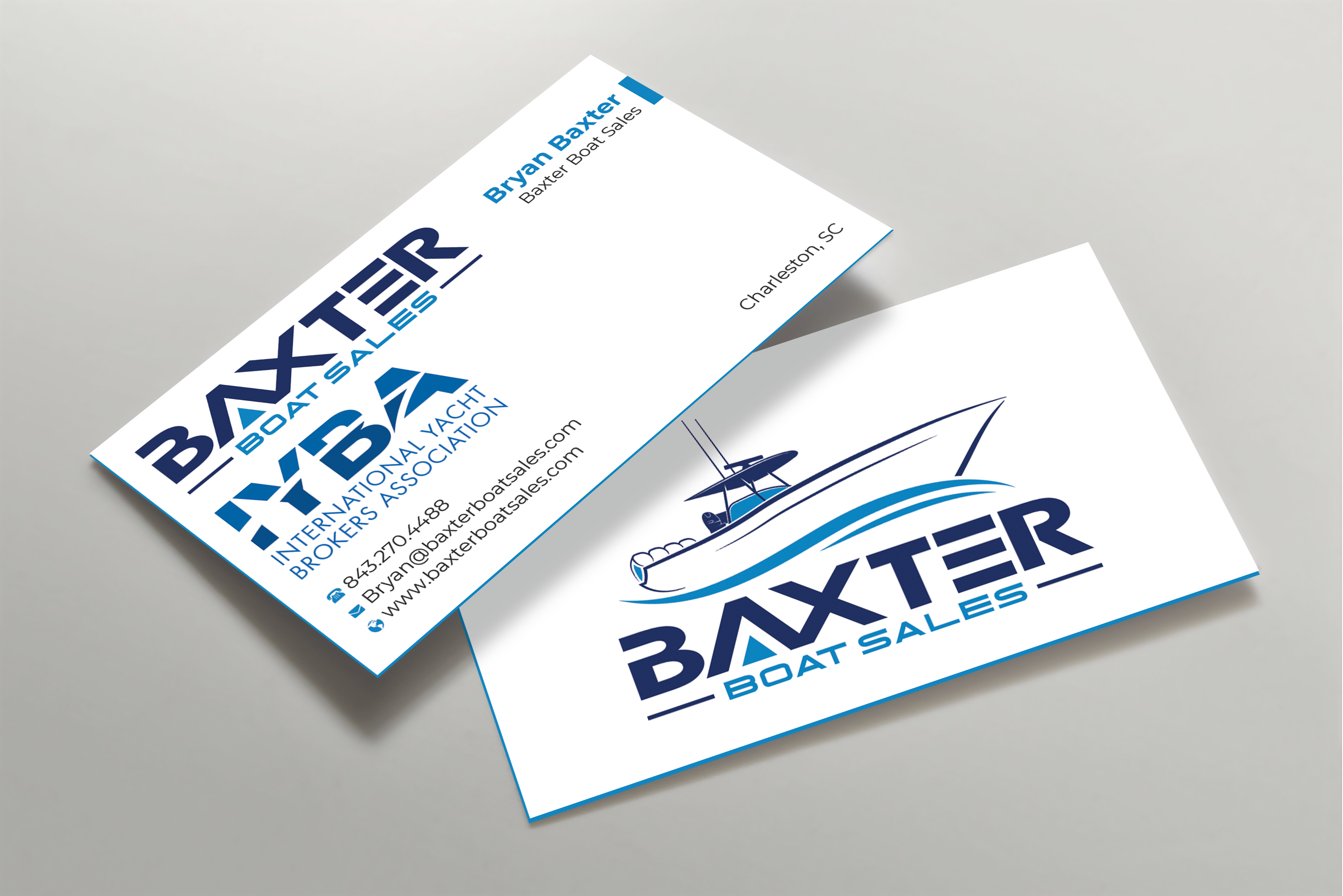 Business Card Design by Expert Bappy for Baxter Boat Sales | Design #31456946