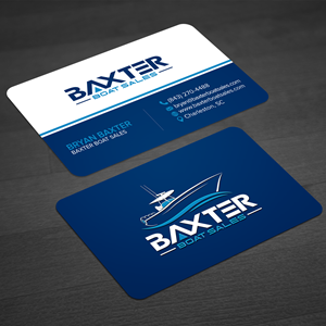 Business Card Design by WellDesign for Baxter Boat Sales | Design: #31441309