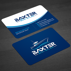 Business Card Design by WellDesign for Baxter Boat Sales | Design: #31441310