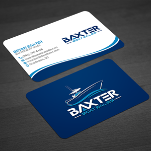 Business Card Design by WellDesign for Baxter Boat Sales | Design: #31441311