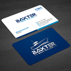 Business Card Design by WellDesign for Baxter Boat Sales | Design: #31448144