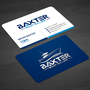 Business Card Design by WellDesign for Baxter Boat Sales | Design: #31453082