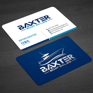 Business Card Design by WellDesign for Baxter Boat Sales | Design: #31457516