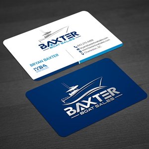 Business Card Design by WellDesign for Baxter Boat Sales | Design: #31465278