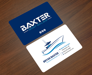 Diseño de Tarjeta de Presentación por Sun Moon Graphic Designer para Baxter Boat Sales | Diseño: #31422969