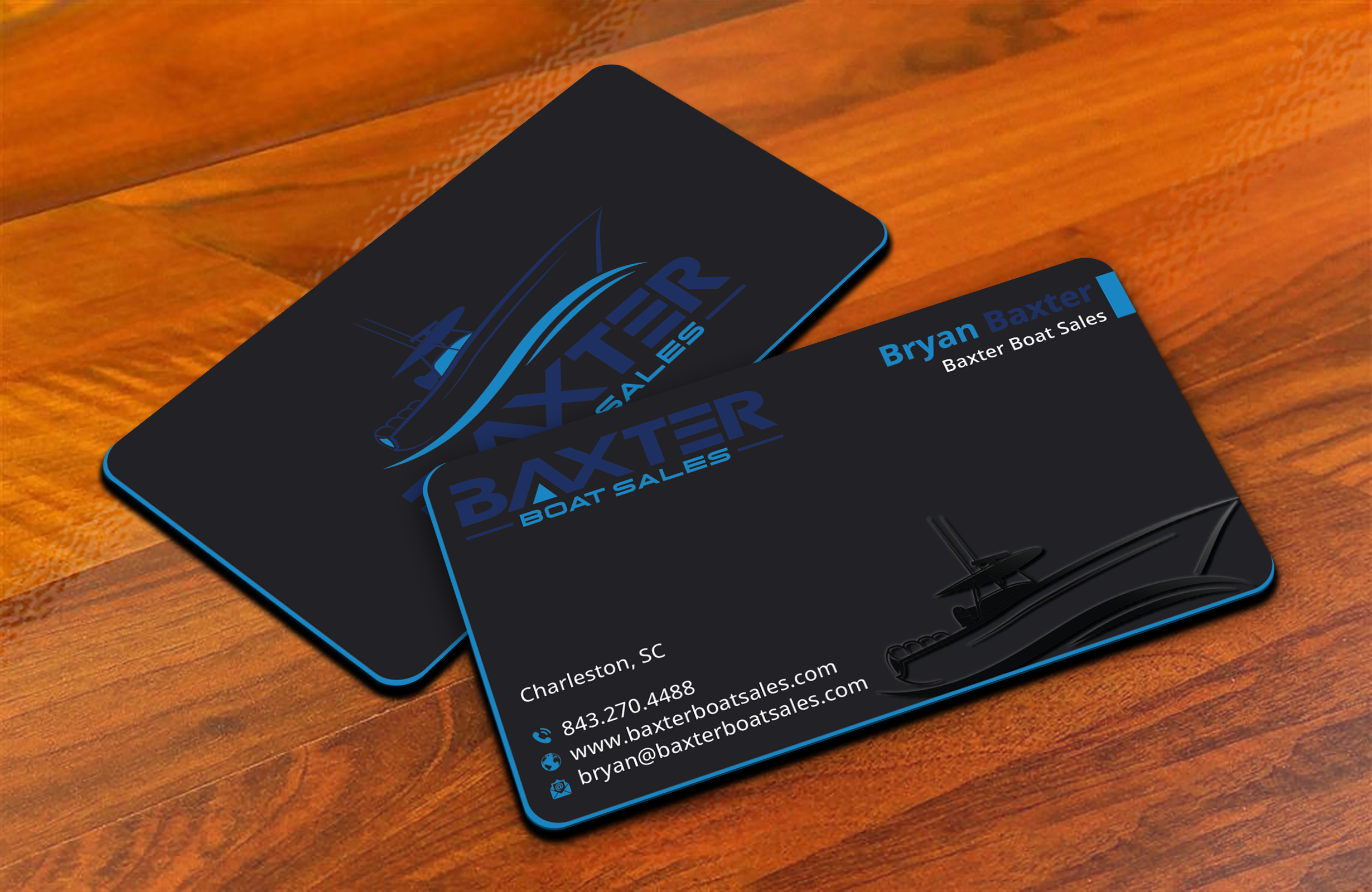 Business Card Design by DesignerShahadat for Baxter Boat Sales | Design #31421320