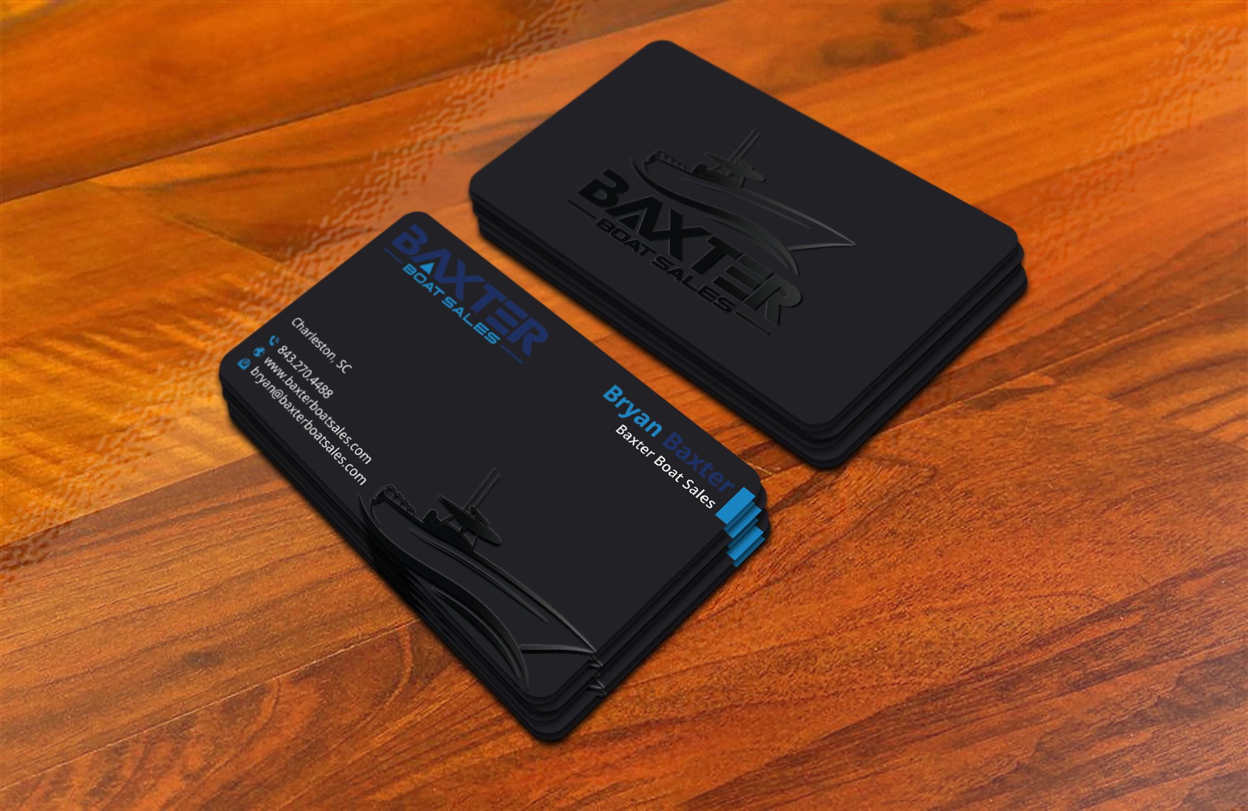 Business Card Design by DesignerShahadat for Baxter Boat Sales | Design #31421321