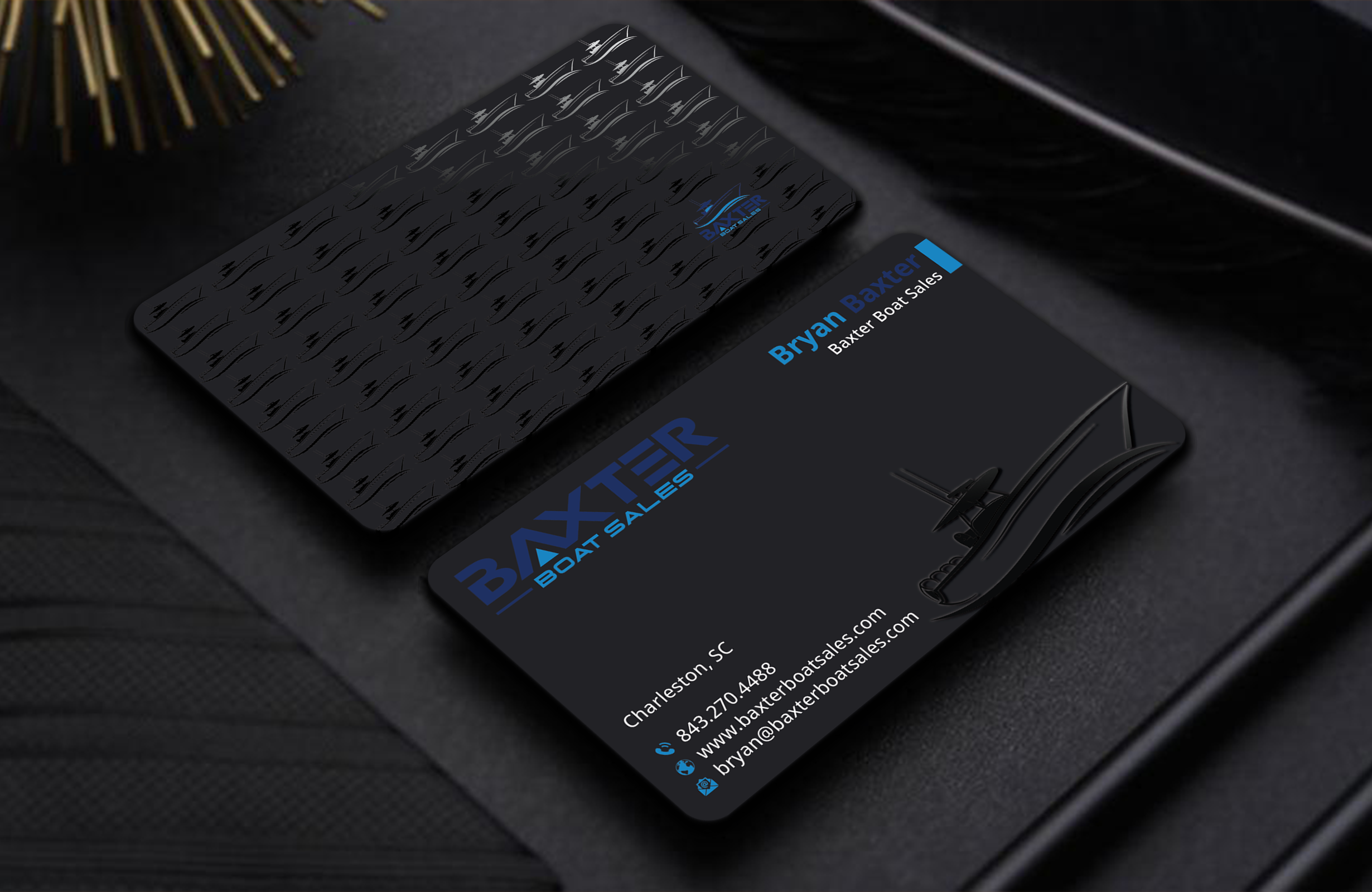 Business Card Design by DesignerShahadat for Baxter Boat Sales | Design #31421324