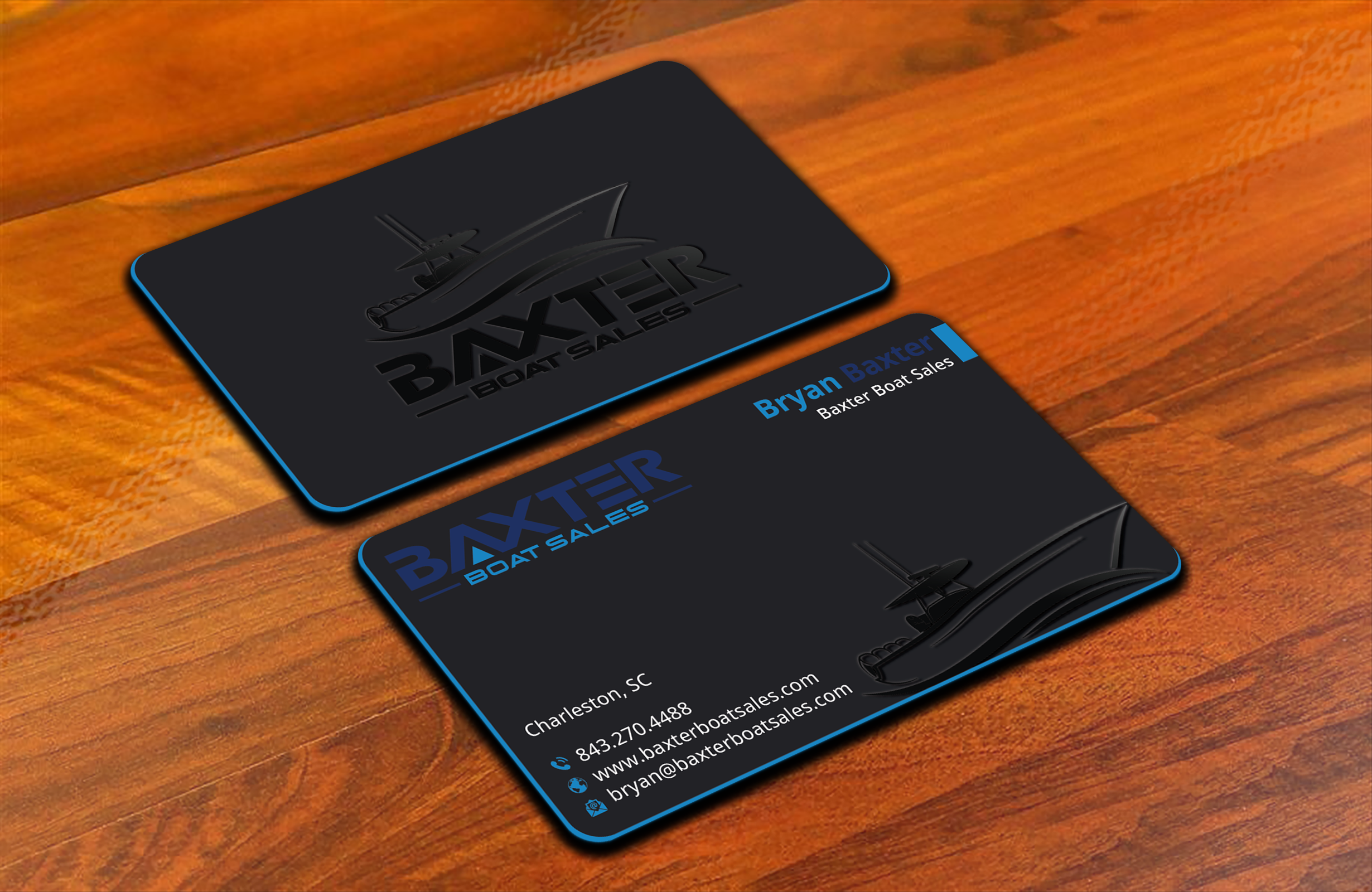 Business Card Design by DesignerShahadat for Baxter Boat Sales | Design #31421325