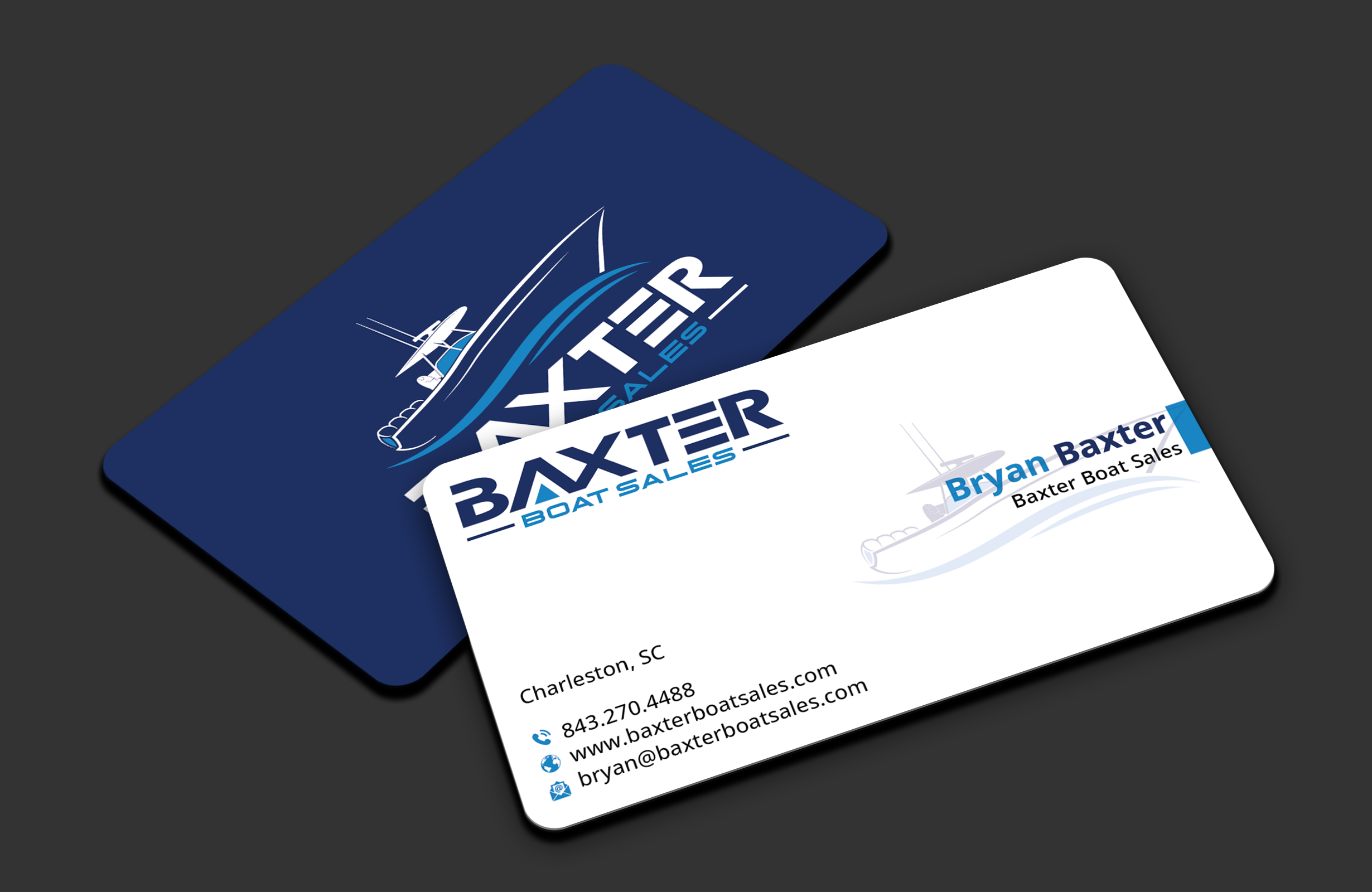 Business Card Design by DesignerShahadat for Baxter Boat Sales | Design #31421556