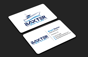 Diseño de Tarjeta de Presentación por DesignerShahadat para Baxter Boat Sales | Diseño: #31421557