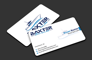 Business Card Design by DesignerShahadat for Baxter Boat Sales | Design: #31421563