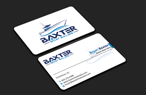 Business Card Design by DesignerShahadat for Baxter Boat Sales | Design: #31421629