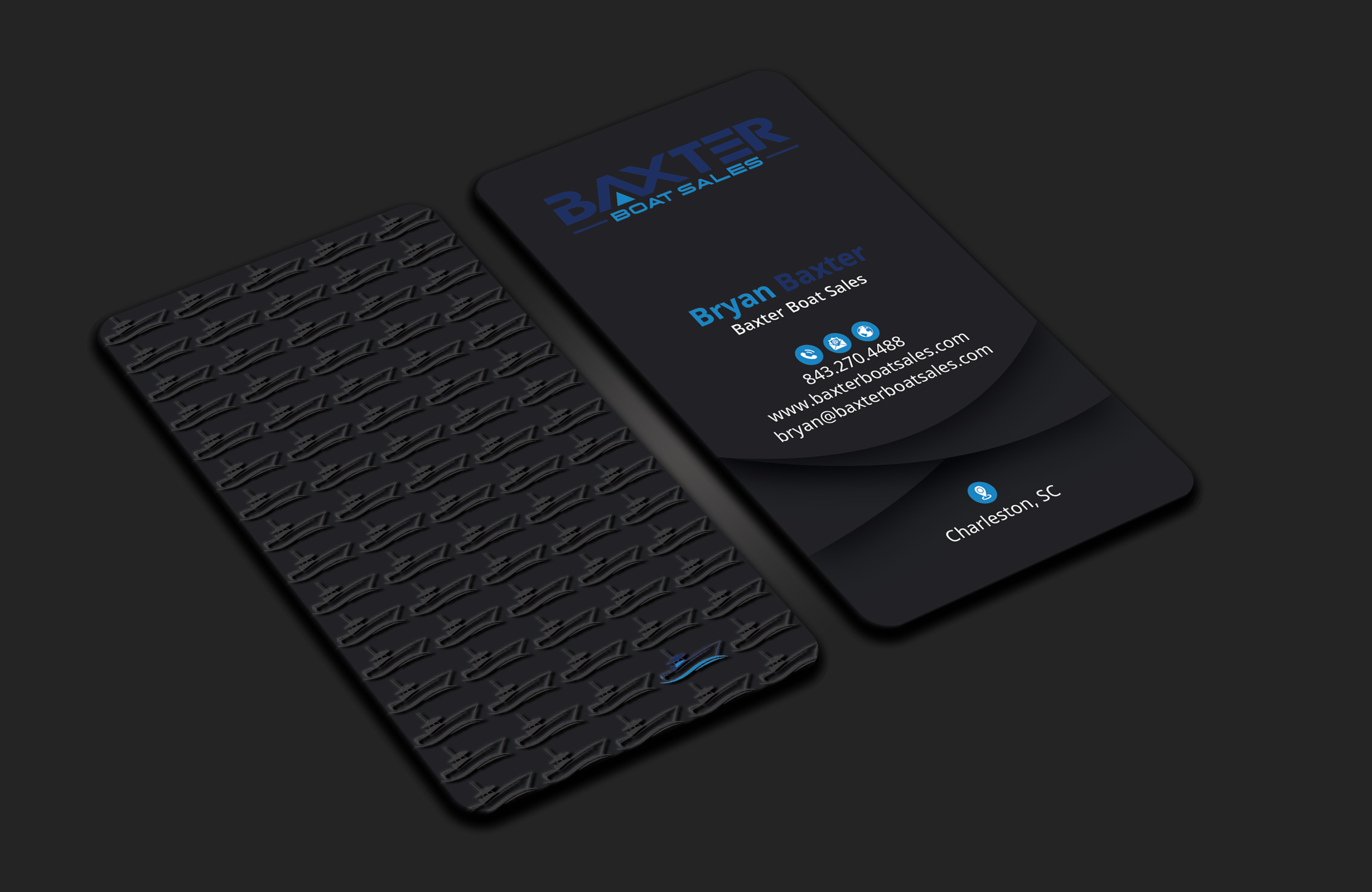 Diseño de Tarjeta de Presentación por DesignerShahadat para Baxter Boat Sales | Diseño #31421634