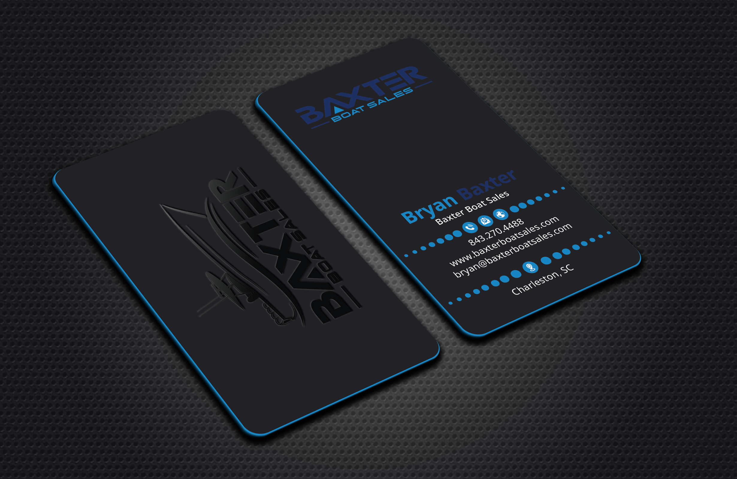 Business Card Design by DesignerShahadat for Baxter Boat Sales | Design #31421642