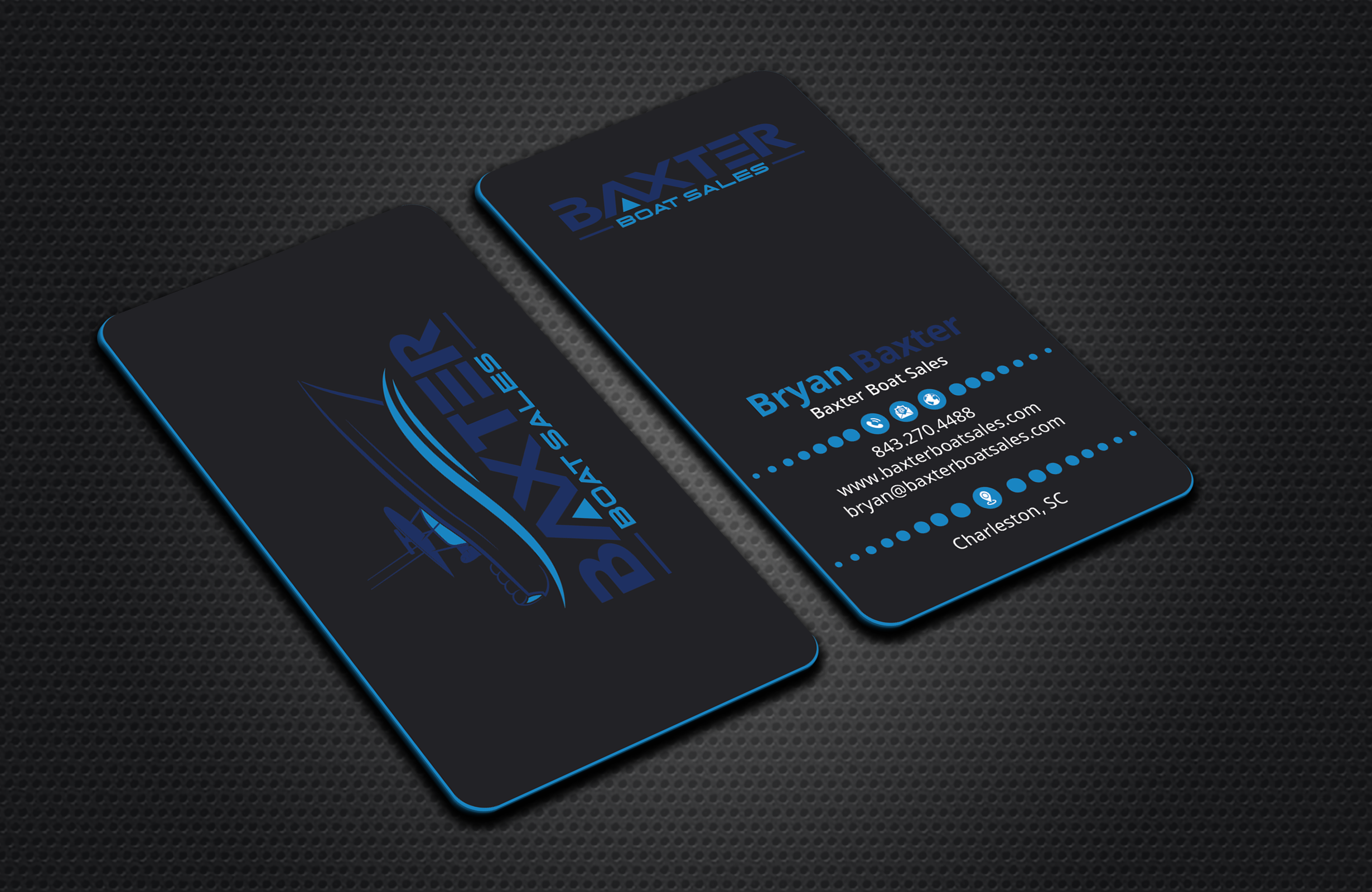 Design de Carte de Visite par DesignerShahadat pour Baxter Boat Sales | Design #31421648