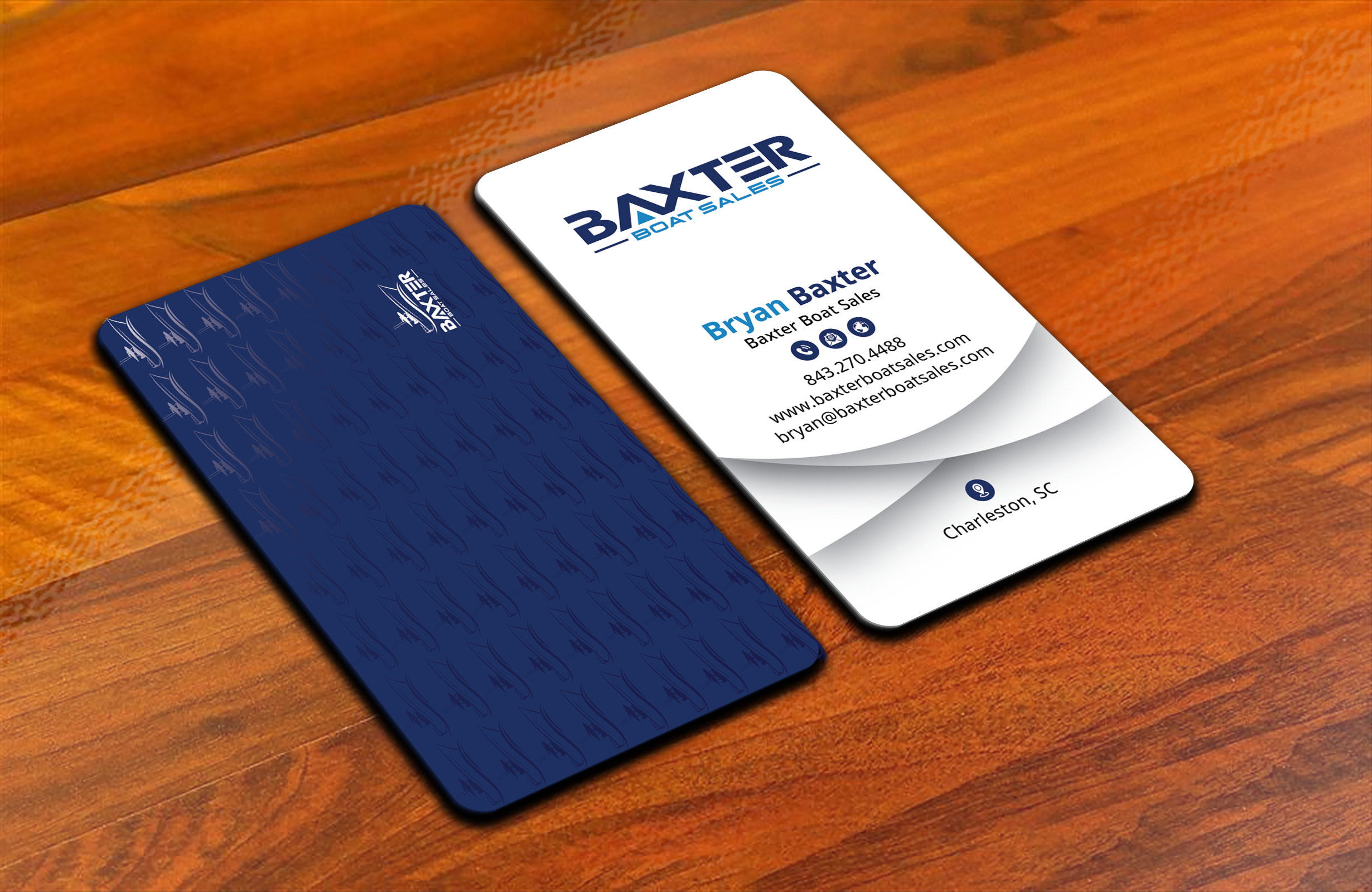 Business Card Design by DesignerShahadat for Baxter Boat Sales | Design #31424911