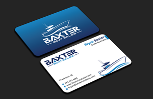 Business Card Design by DesignerShahadat for Baxter Boat Sales | Design: #31424947