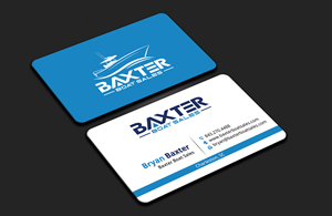 Business Card Design by DesignerShahadat for Baxter Boat Sales | Design: #31425066