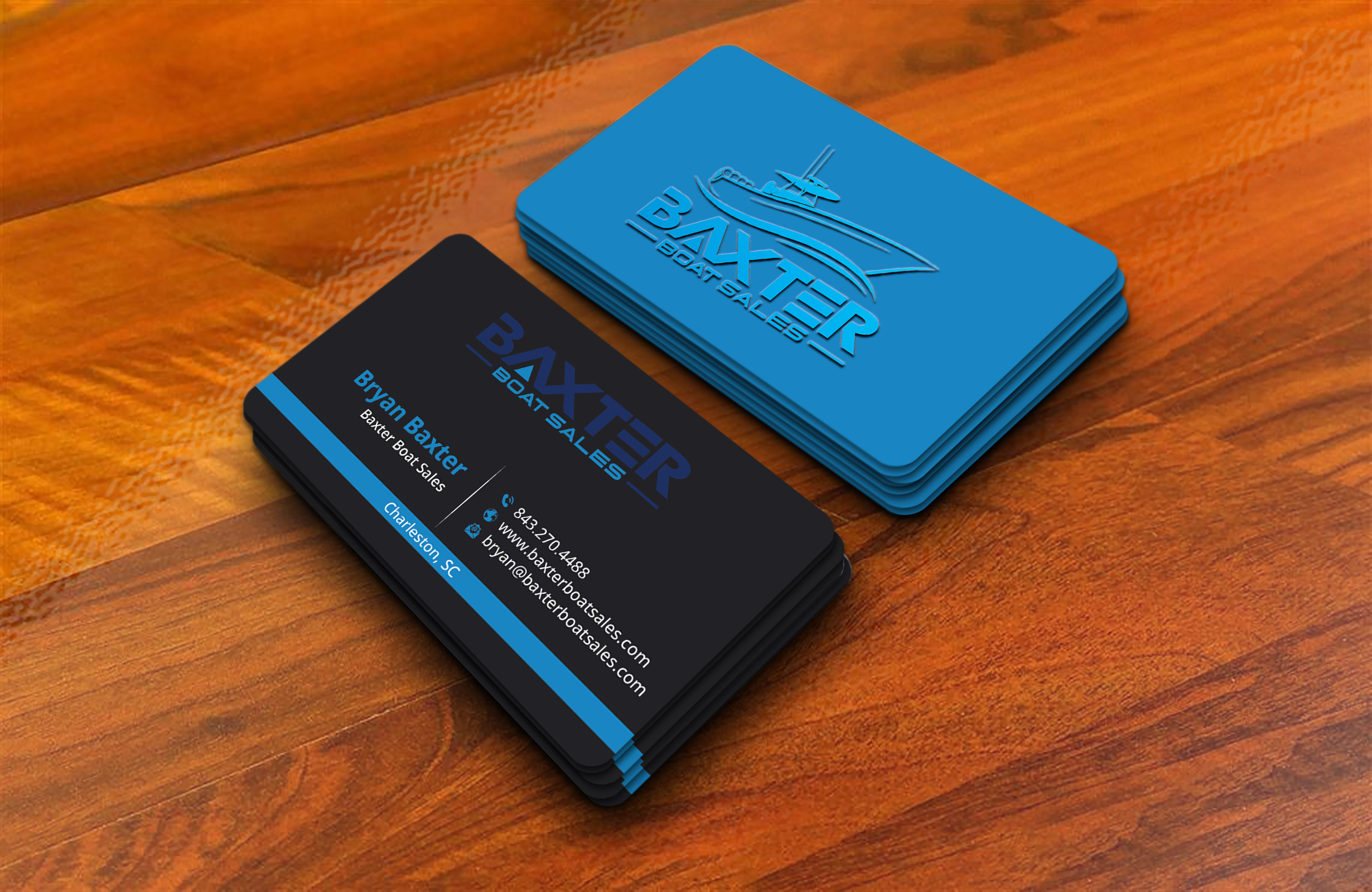 Business Card Design by DesignerShahadat for Baxter Boat Sales | Design #31425069