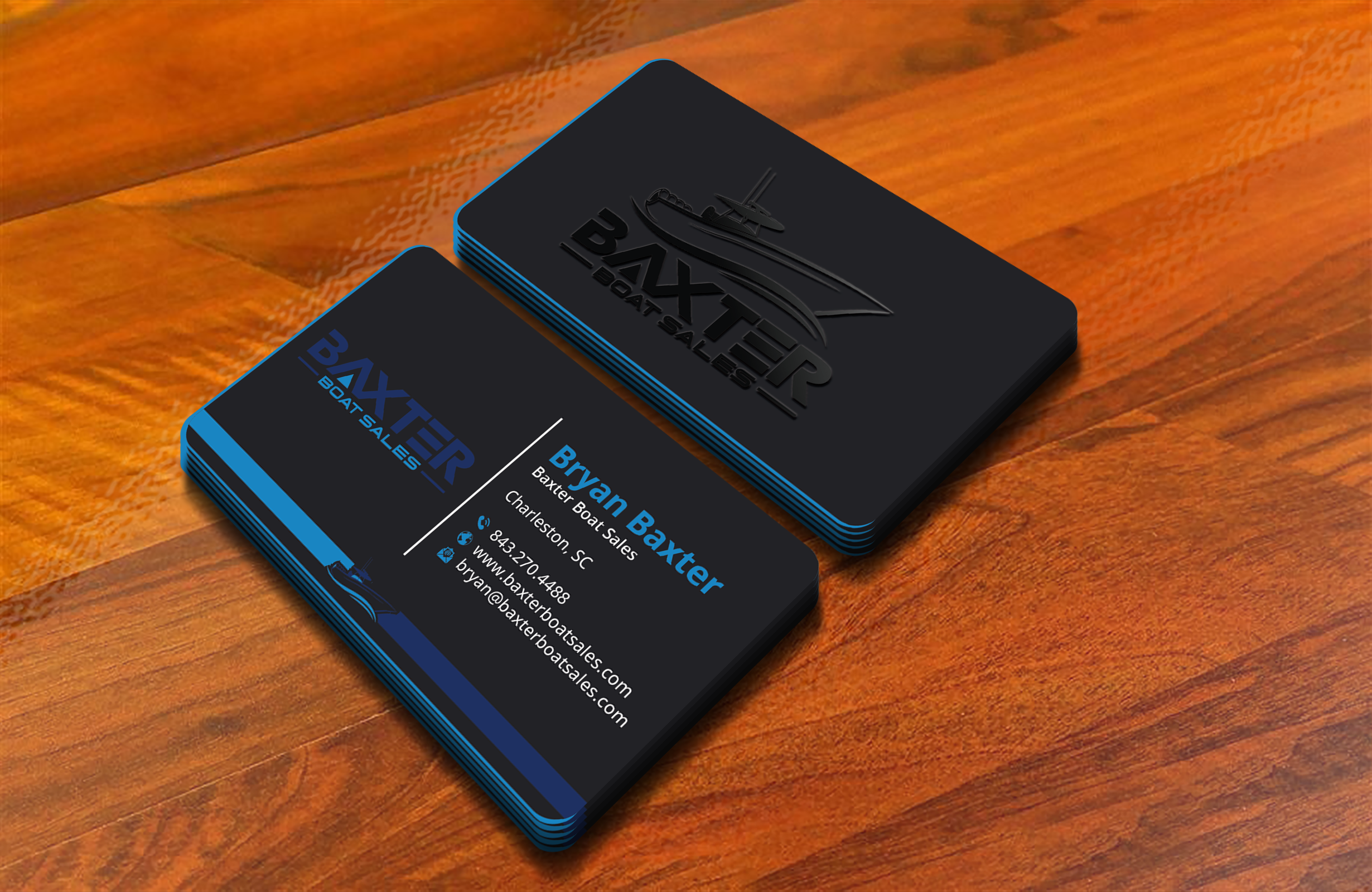 Business Card Design by DesignerShahadat for Baxter Boat Sales | Design #31425122