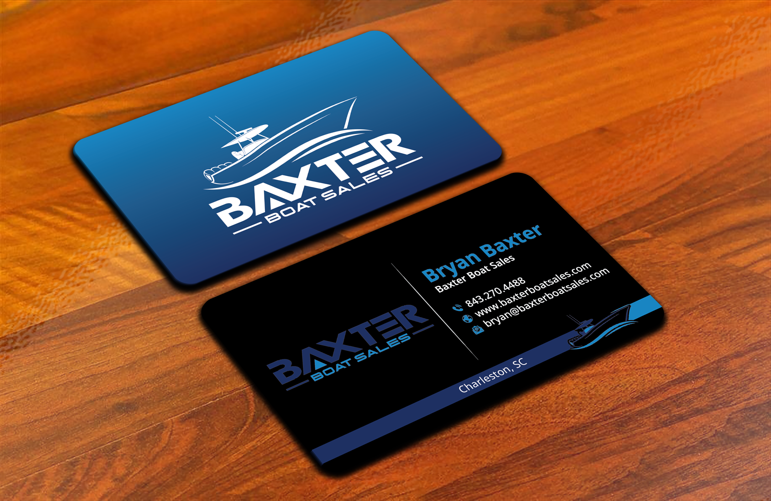 Design de Carte de Visite par DesignerShahadat pour Baxter Boat Sales | Design #31425190