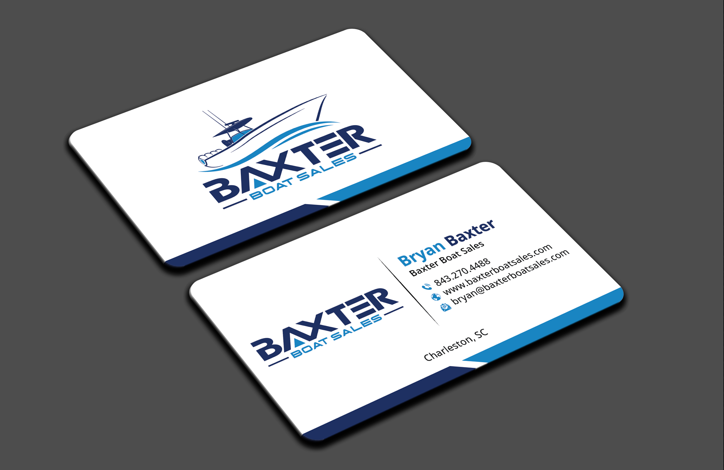 Design de Carte de Visite par DesignerShahadat pour Baxter Boat Sales | Design #31425193